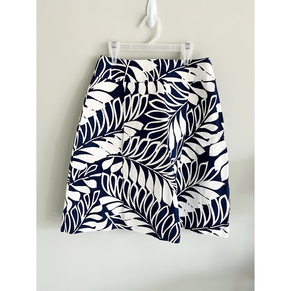 Kate Spade ♠️ navy/white A line skirt sz 2